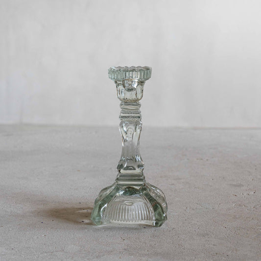 Classic Vintage Glass Candle Holder