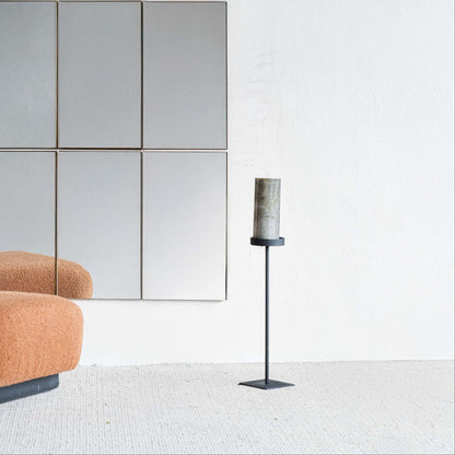 Black Floor Candle Stand | Candle Holder