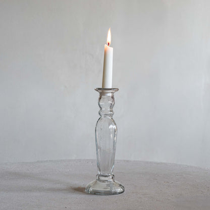 Vintage Glass Candle Holder