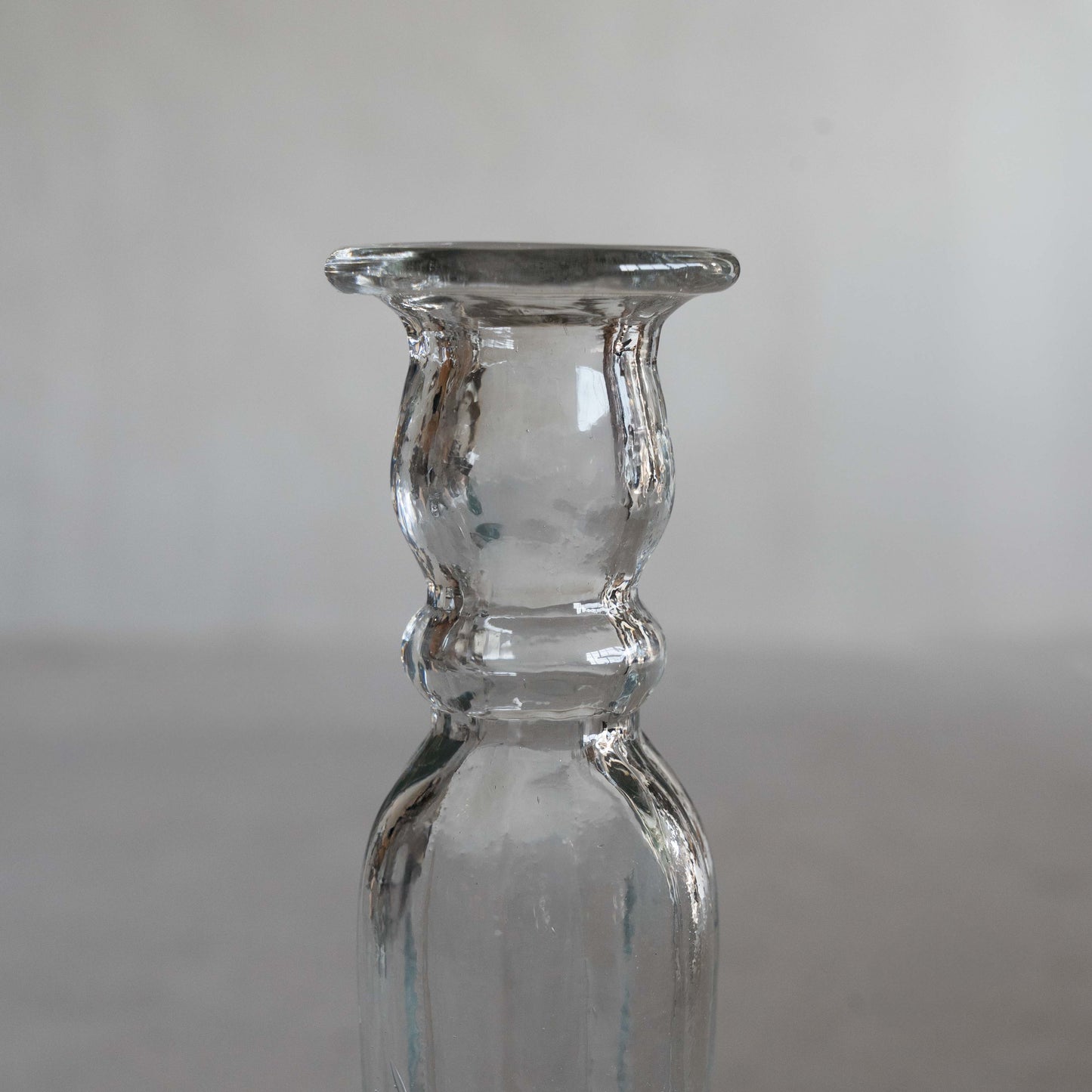 Vintage Glass Candle Holder