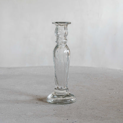 Vintage Glass Candle Holder