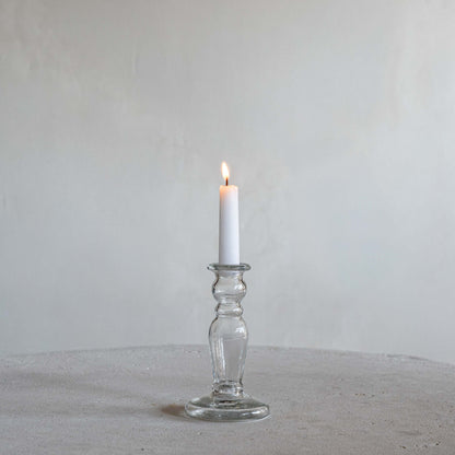 Vintage Glass Candle Holder