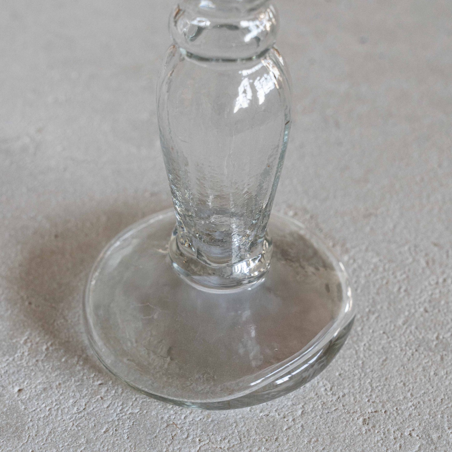 Vintage Glass Candle Holder