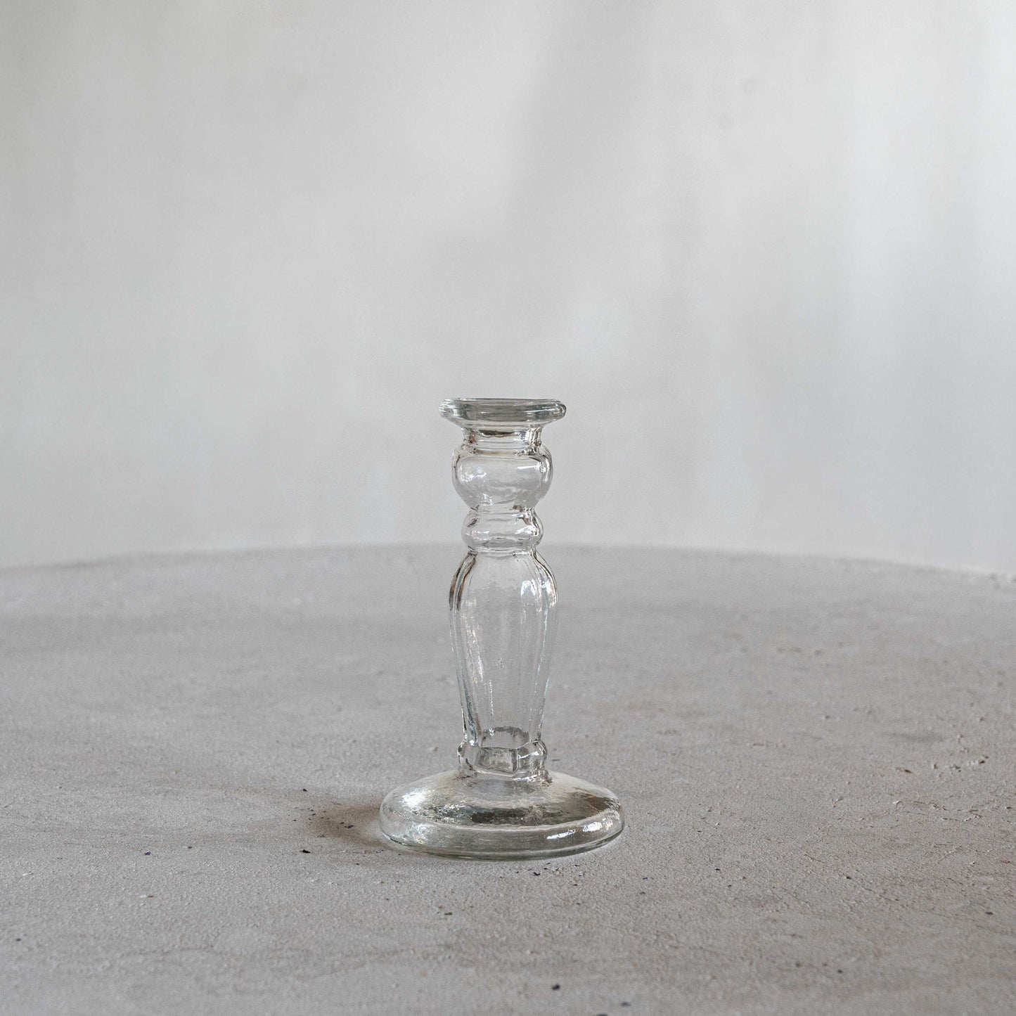 Vintage Glass Candle Holder