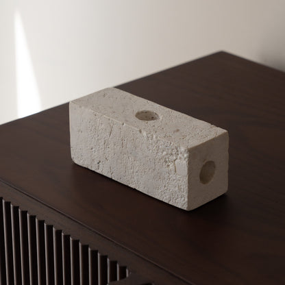 Limestone Marble Candle Holder