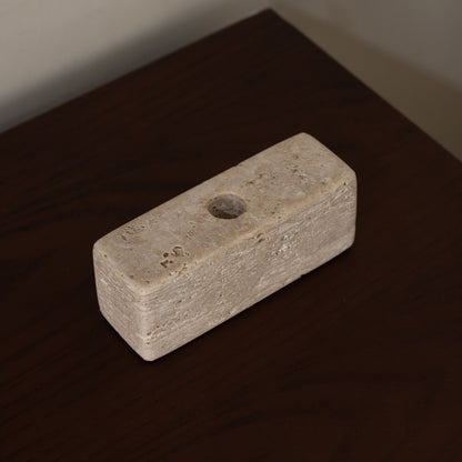 Travertine Marble Candle Holder