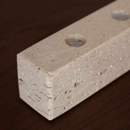 Travertine Marble Candle Holder