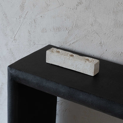 Natural Lime Stone Candle Holder