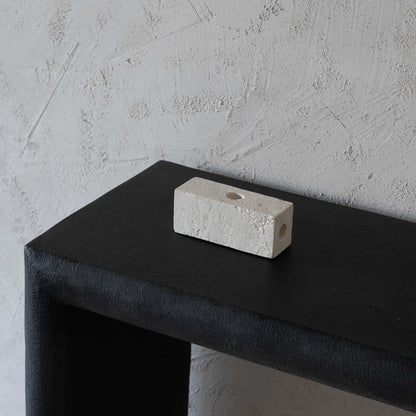 Natural Lime Stone Candle Holder