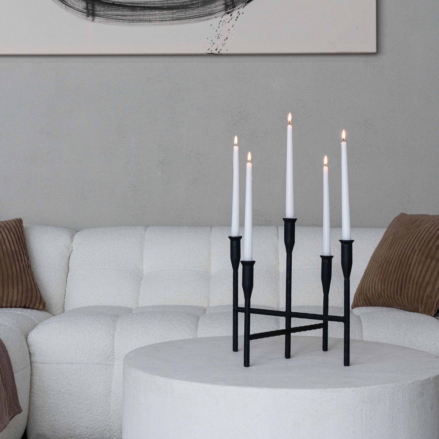 Steel Candle Holder